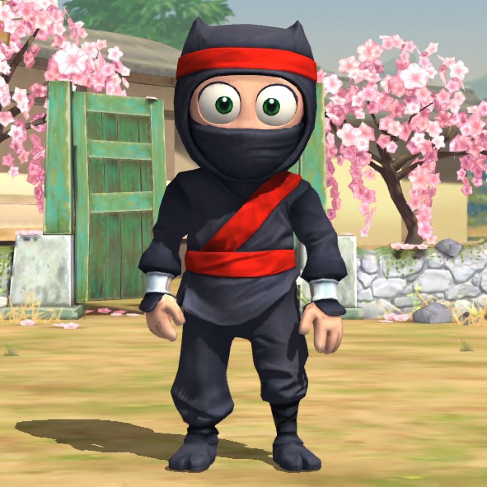 Clumsy Ninja Kira without a mask