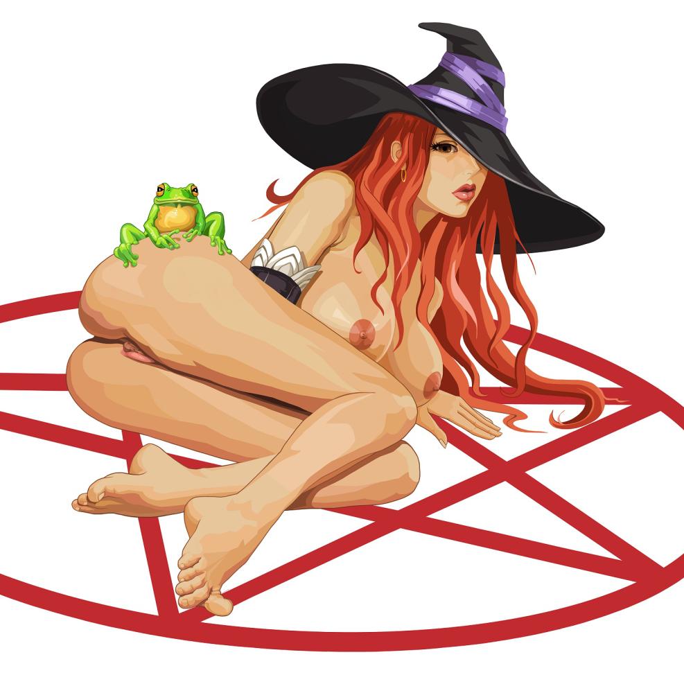 Erotic pattern of a shabash witches