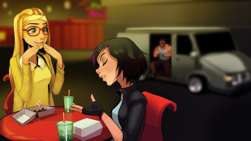 Torah Hagakure and Mina Ashido