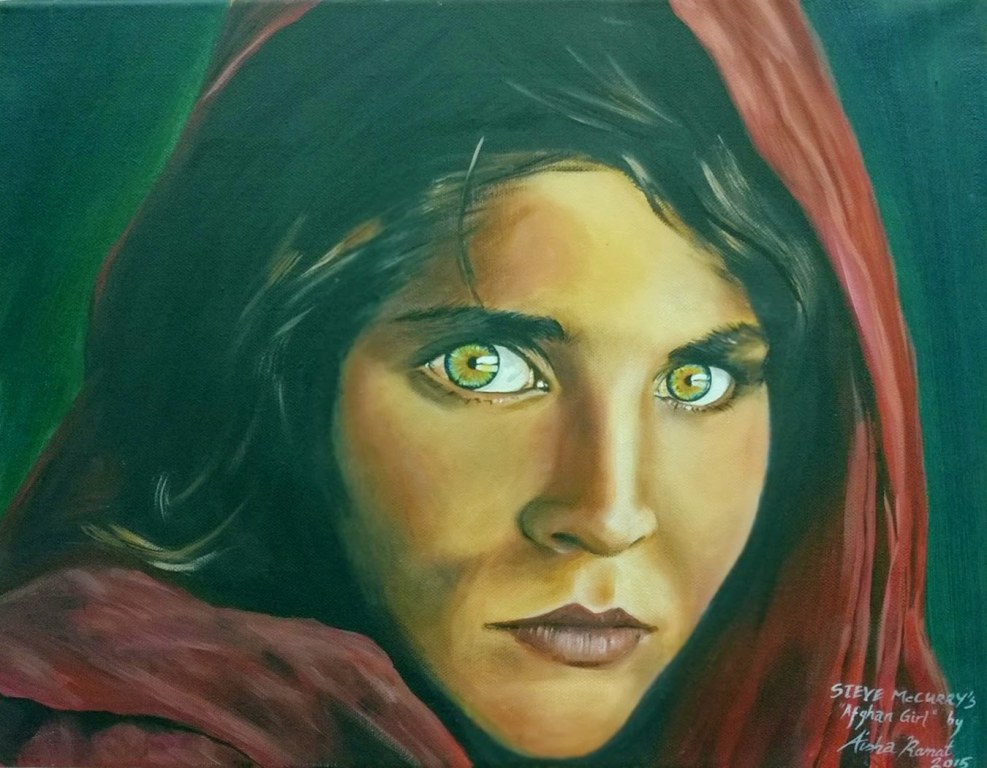 Afghan girl on National Geographic