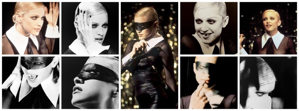 Madonna in a clip with a man