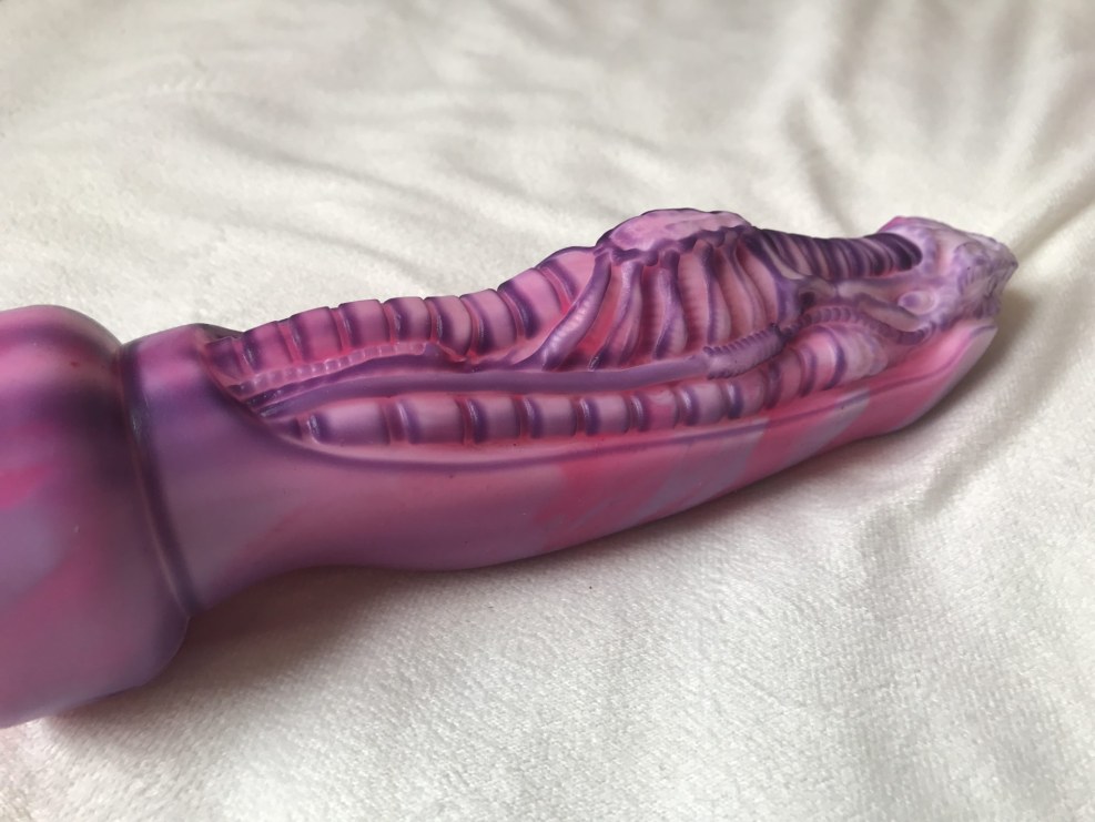 The dildo is alien