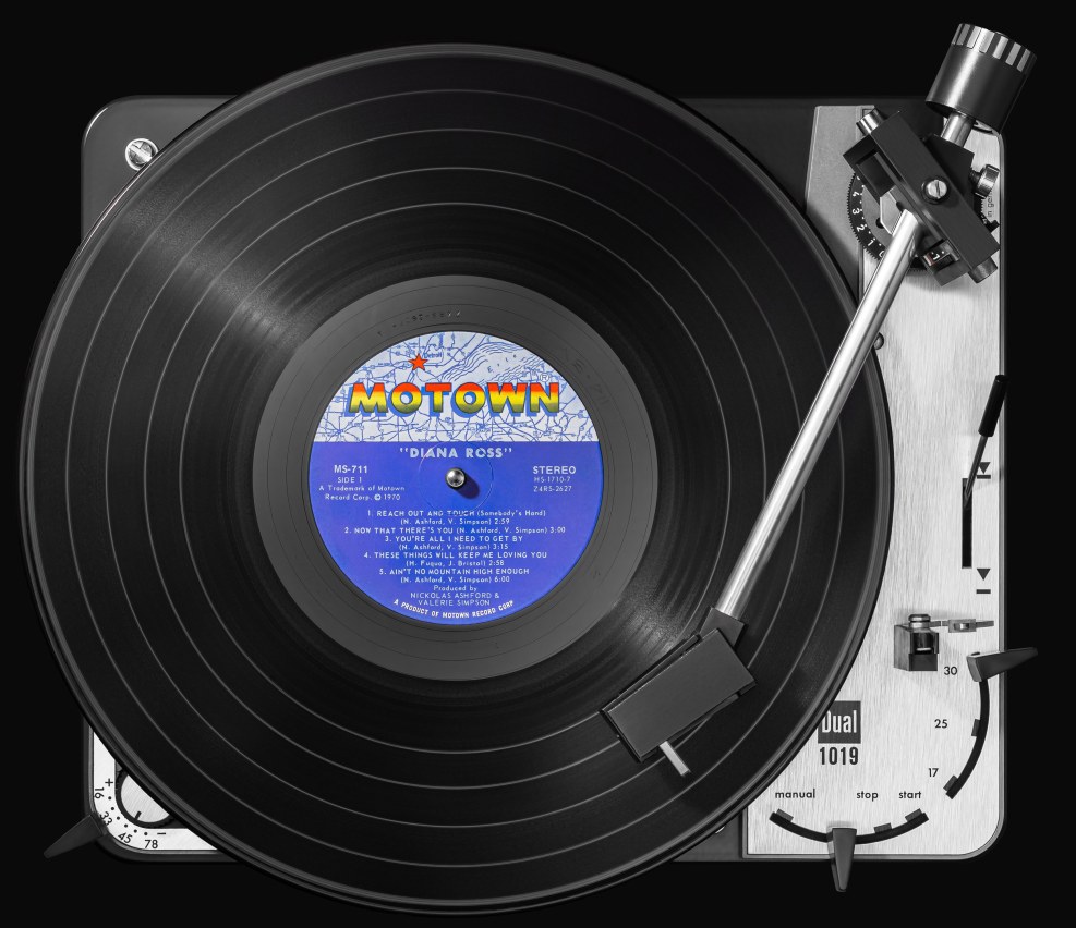 Diana Ross Photoshoot Working Overtime Inside Booklet