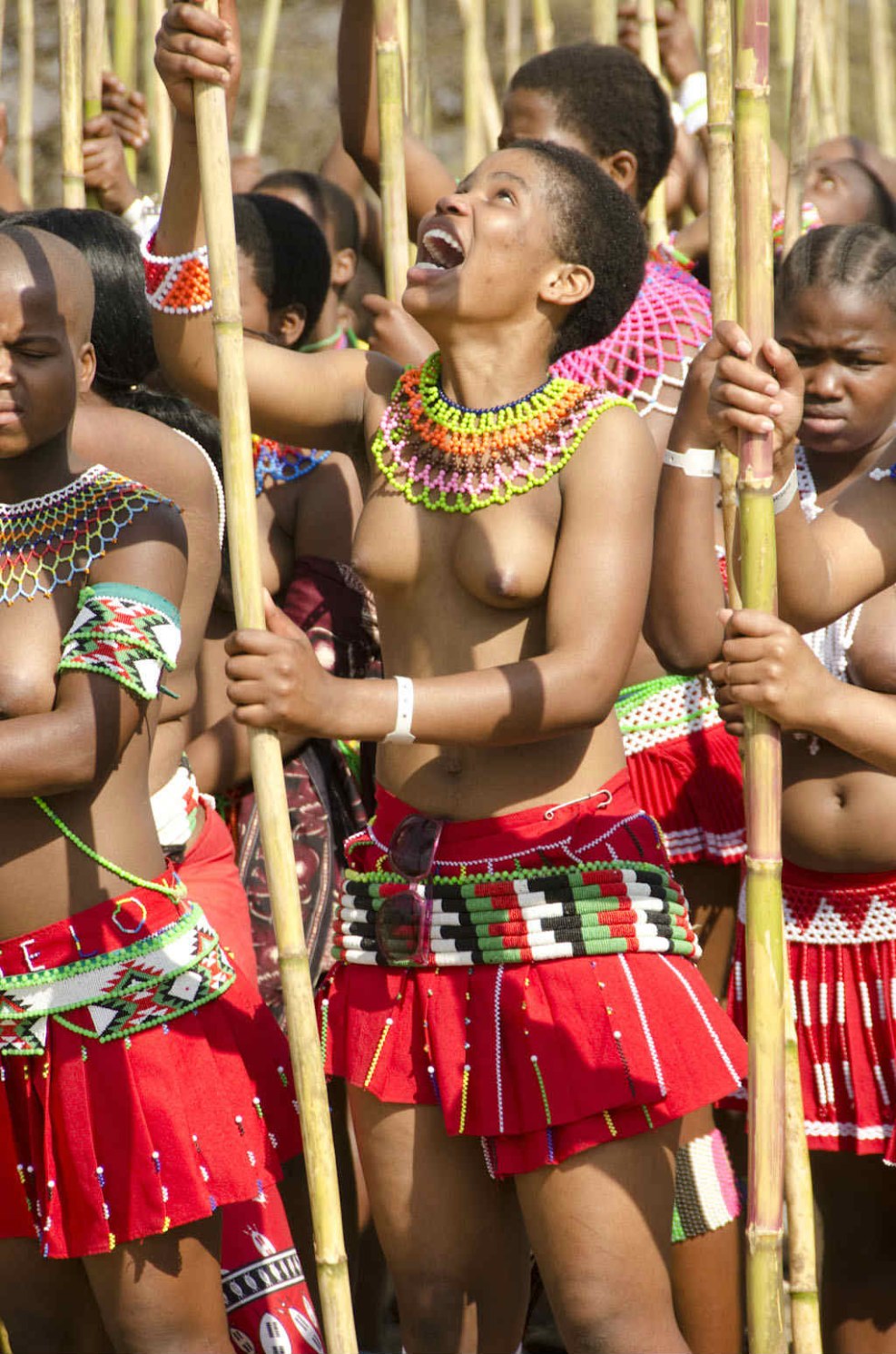 Dancing Zulussian women nude