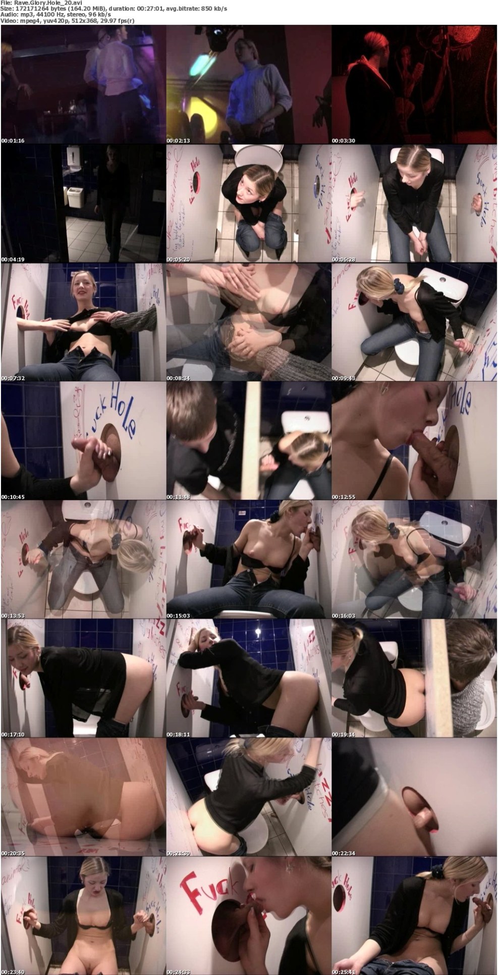 Retireed Schoolteacher Swallows Loads at Gloryhole