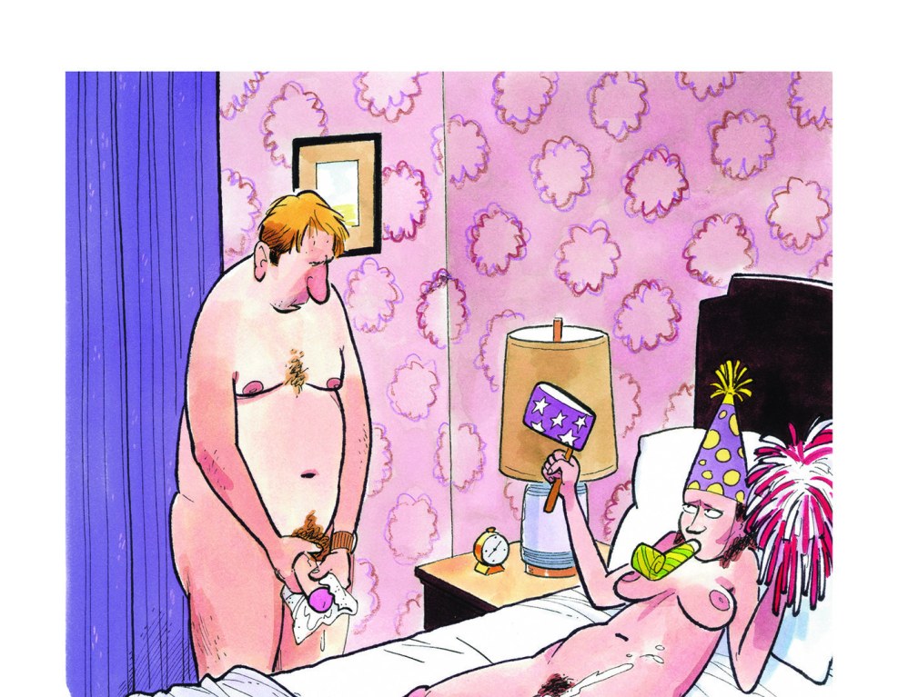 Naked butt of drunk women