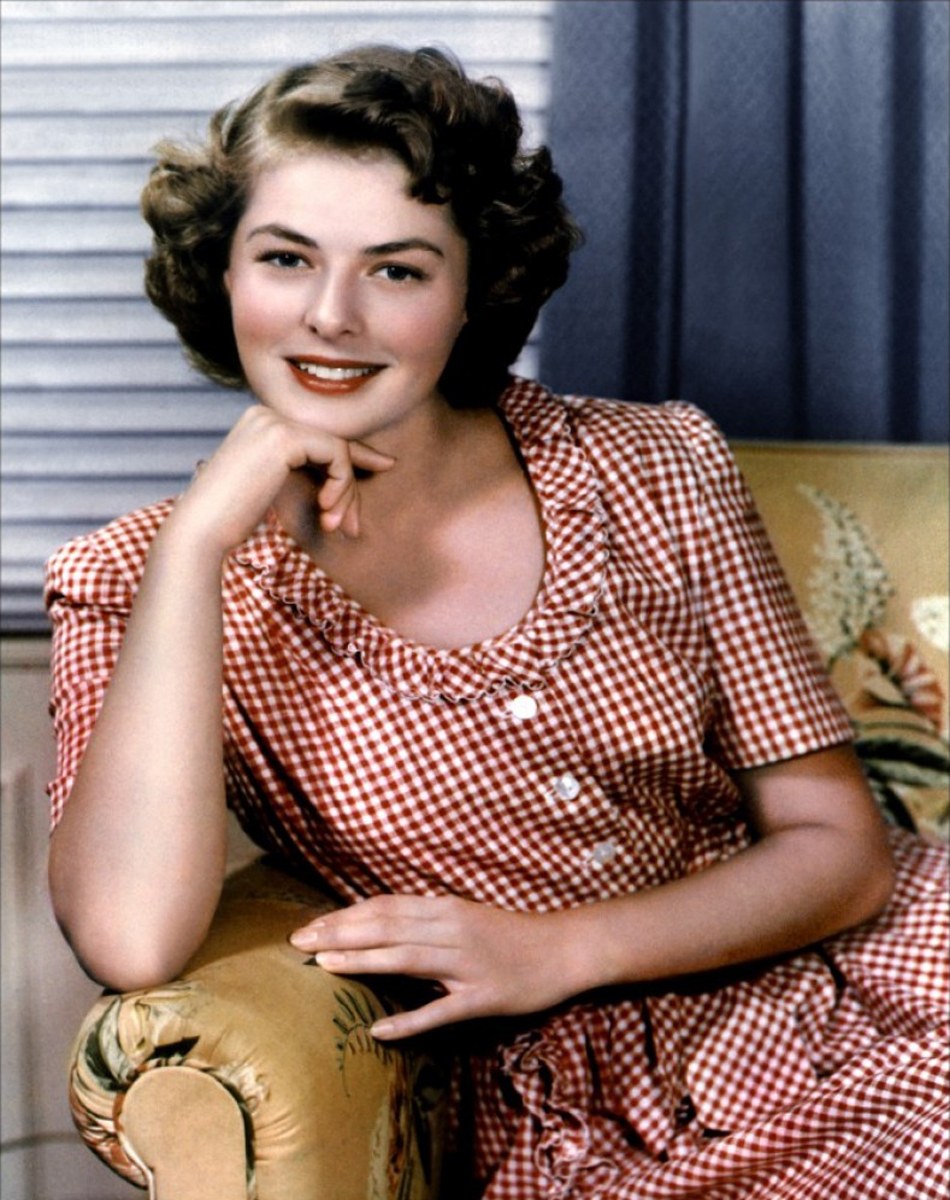 Ingrid Bergman in his youth