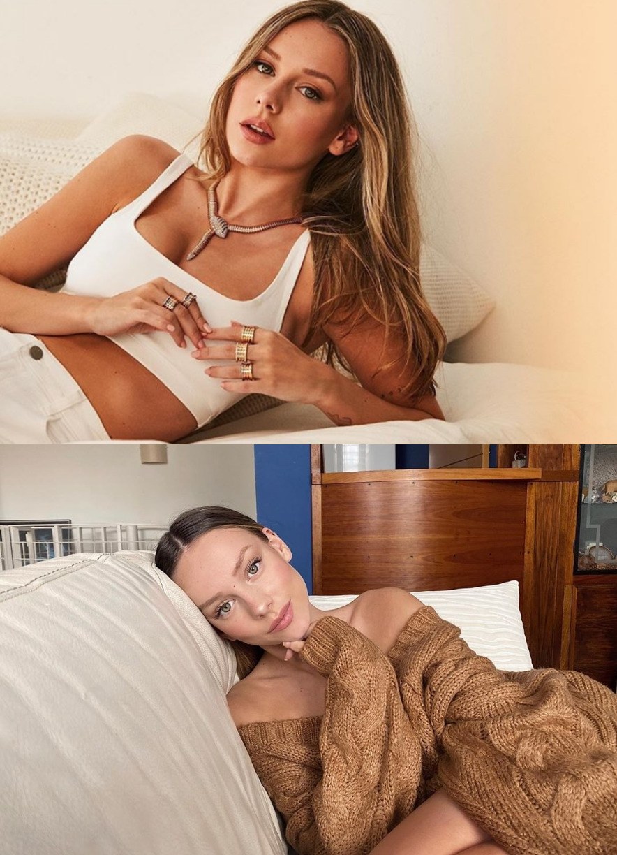 Esther Satorova in underwear