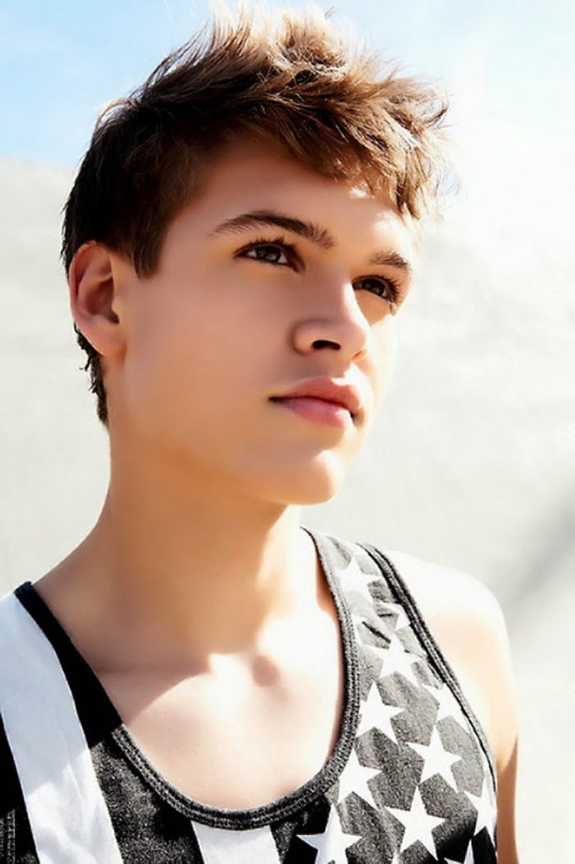 Skinny guy in shorts