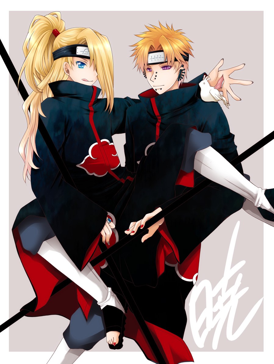 Naruto Deidara and Toby
