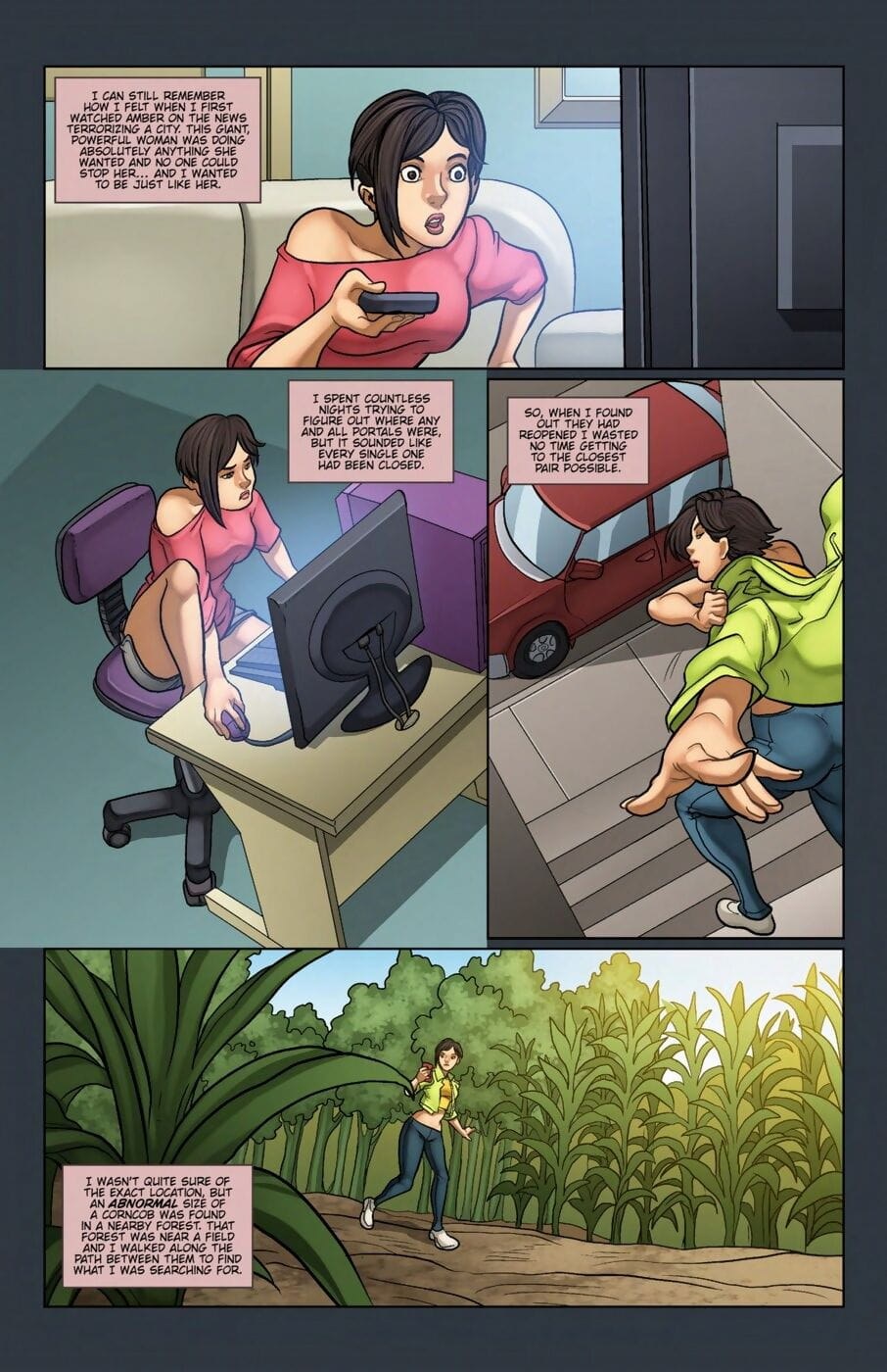 Naked giantess comics 3d