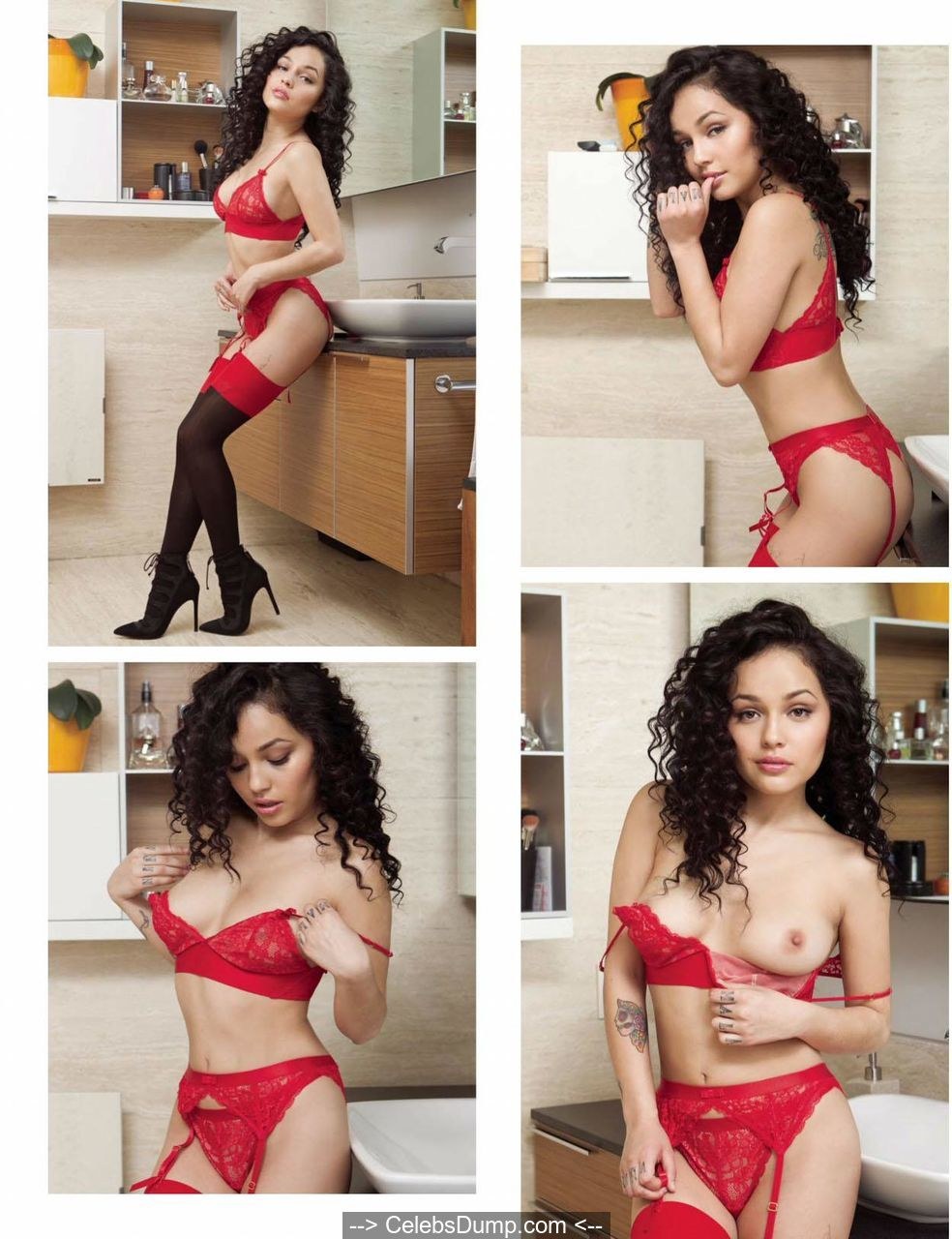 Denisa Brazdova naked in nature