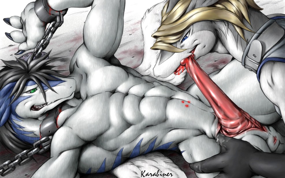 BDSM gay-porno dragons