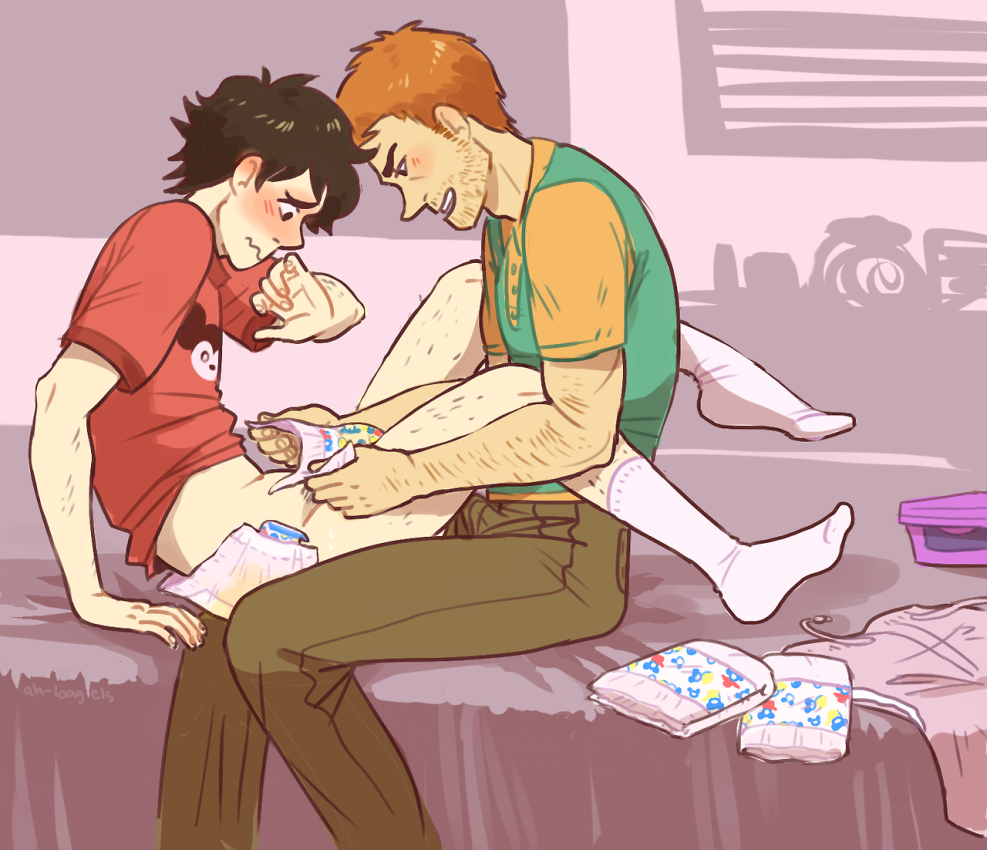 Anime hentai yaoi diapers