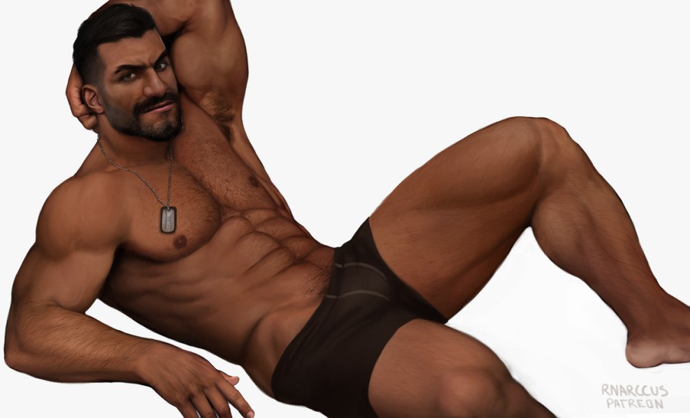 Abel Albonetti is naked