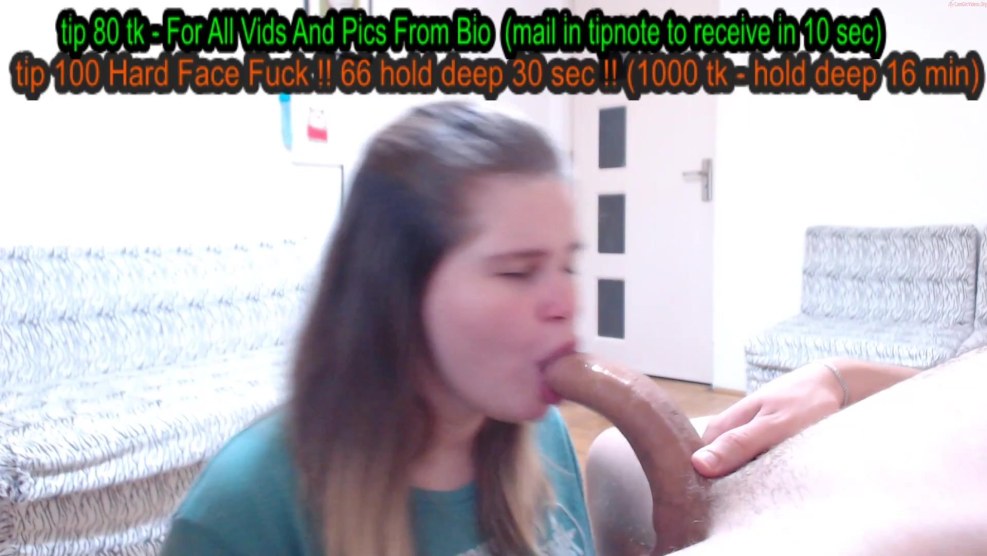 Carrie Ann Gets a Nice Load on Her Big Tits