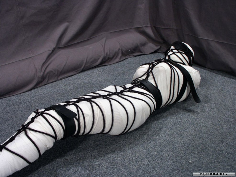 Girls BDSM mummification