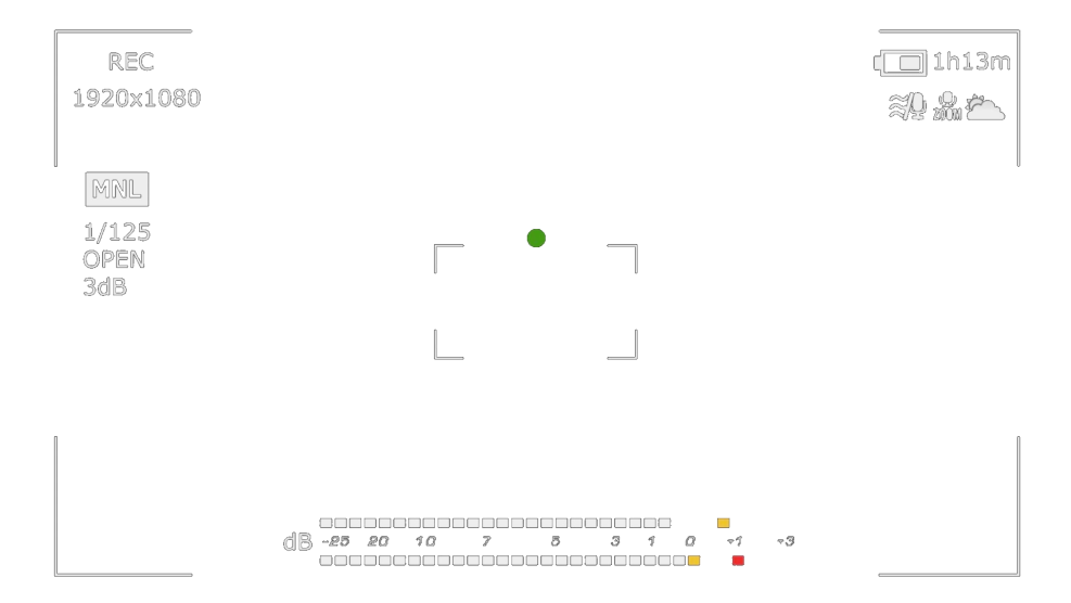 The screen camera is transparent