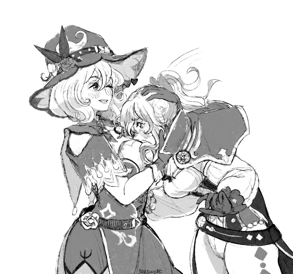 Genshin Impact Lisa X Jean