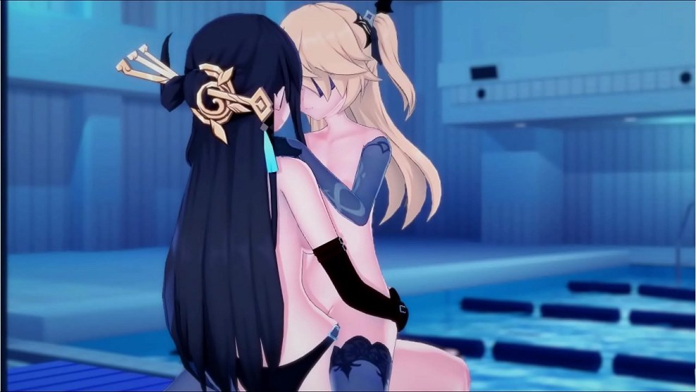 Genshin Impact lesbian naked