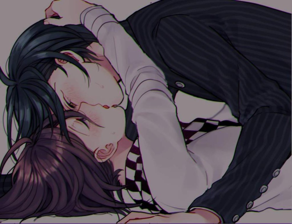 Kokichi Oma and Shuichi Hentai