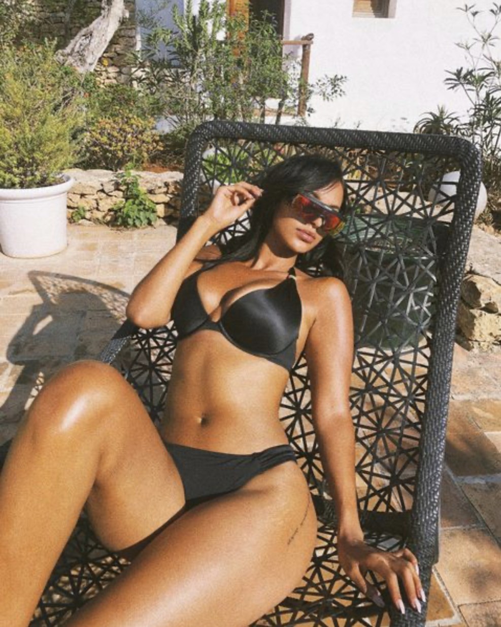 Maya Jama in a bikini