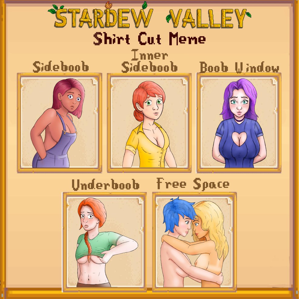Naked Emily from Stardew Valley