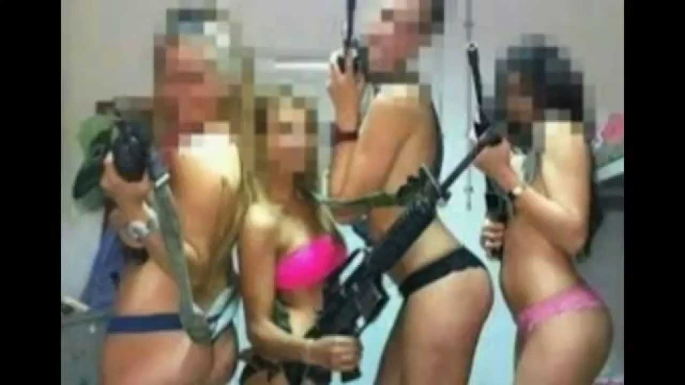Naked women in the army of Israel
