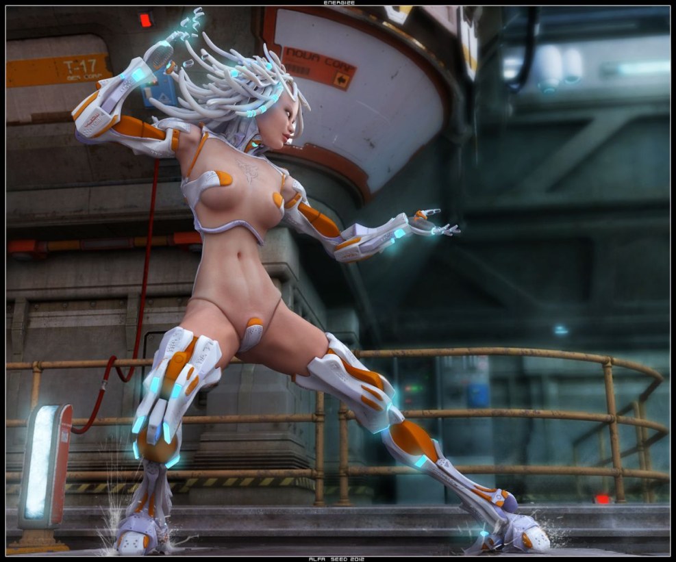 Girls Cyborgs 3d erotica