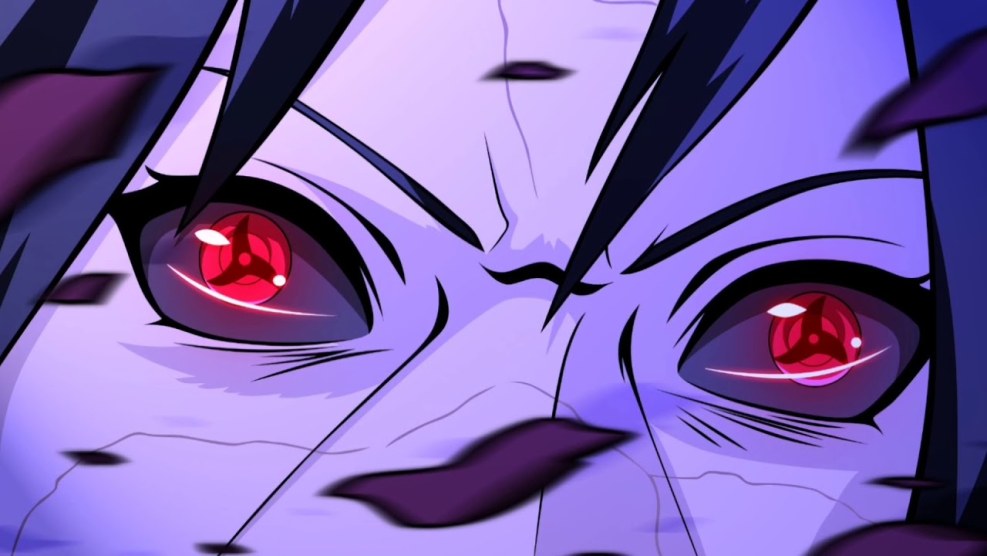 Naruto Mangecue Sharingan Itachi