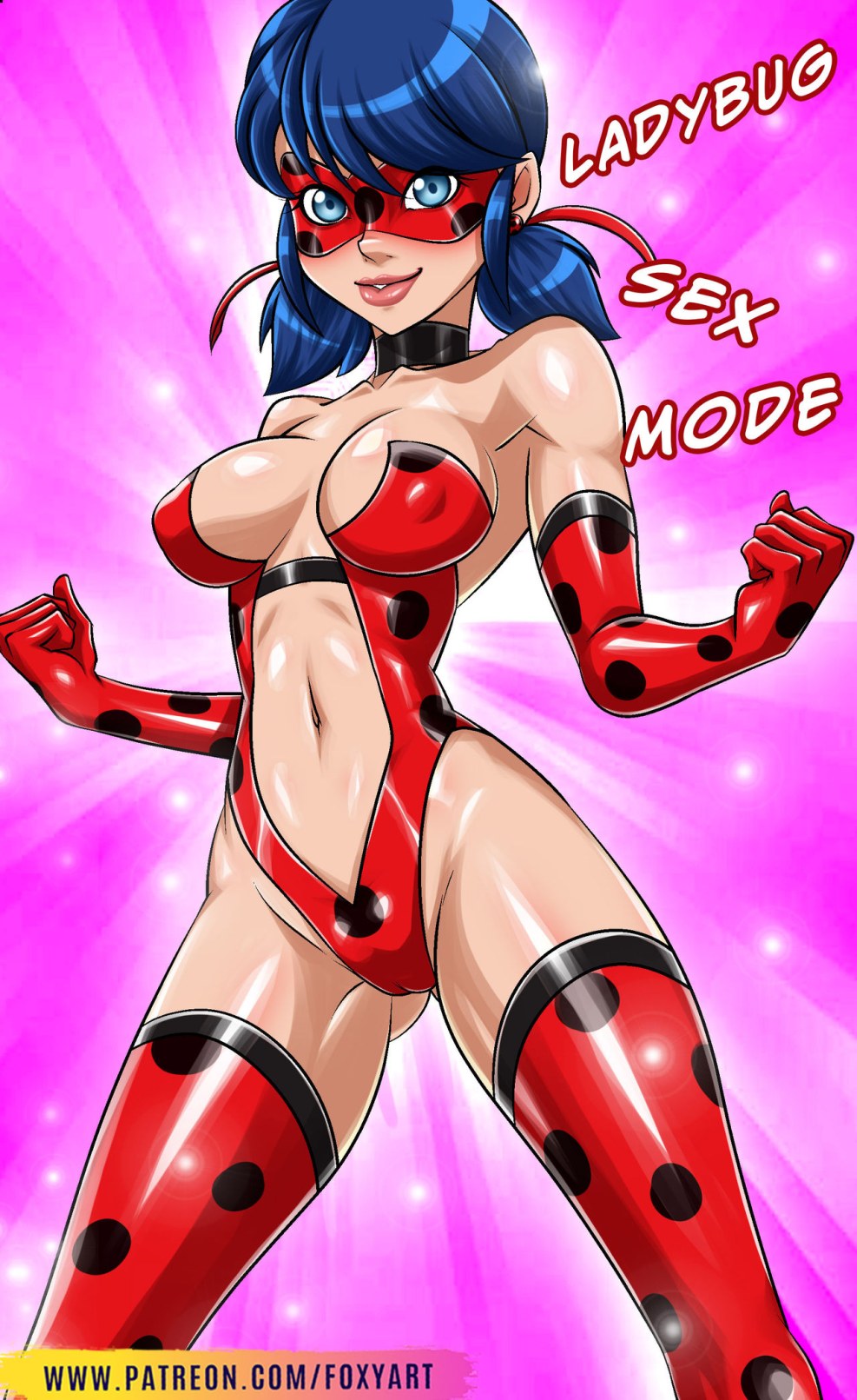 Erotic comic book wonderful ladybug