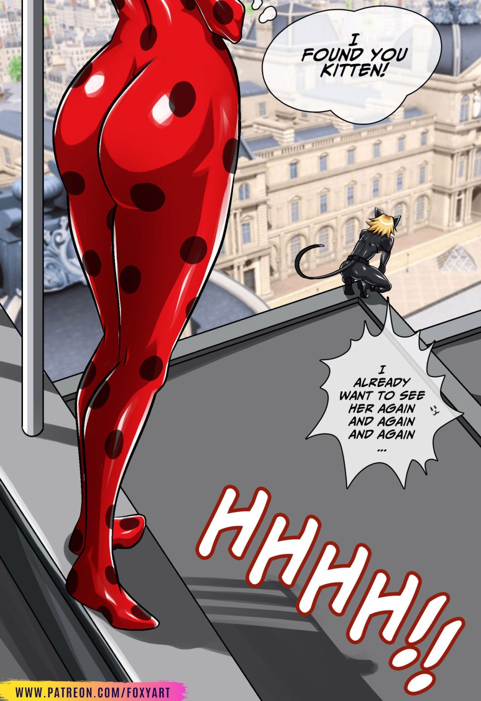 Hentai with Lady Bag and Super Cat