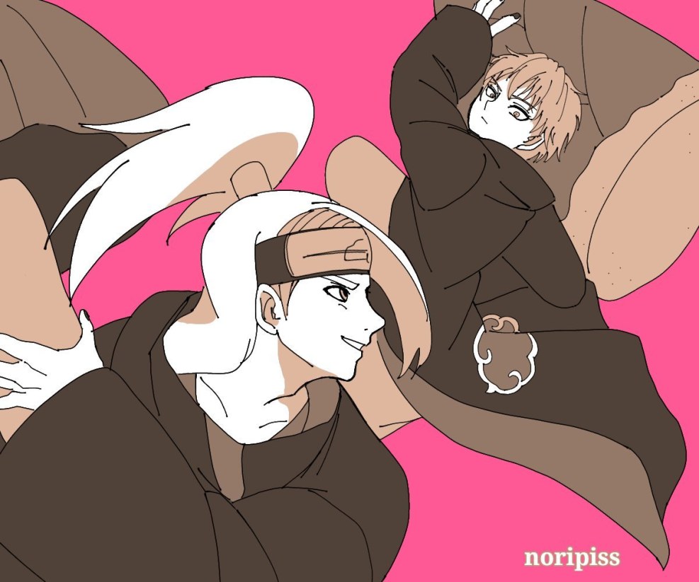 Toby and Deidara Art