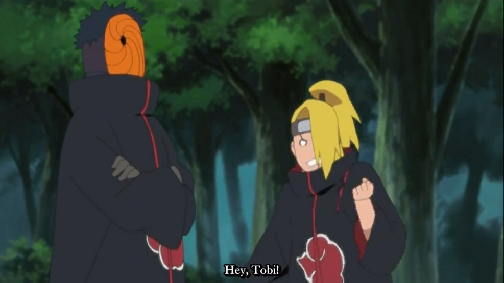 Naruto Deidara and Toby