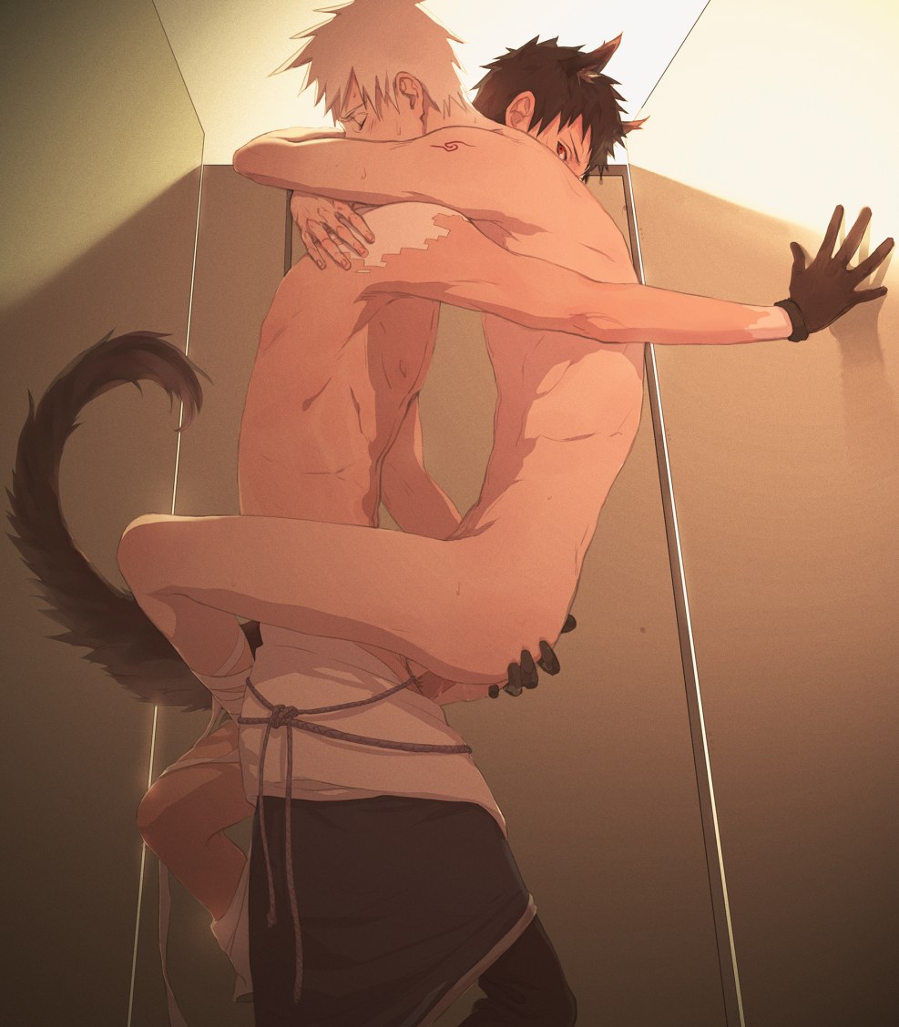 Uchiha Obito and Naruto Yaoi Hentai