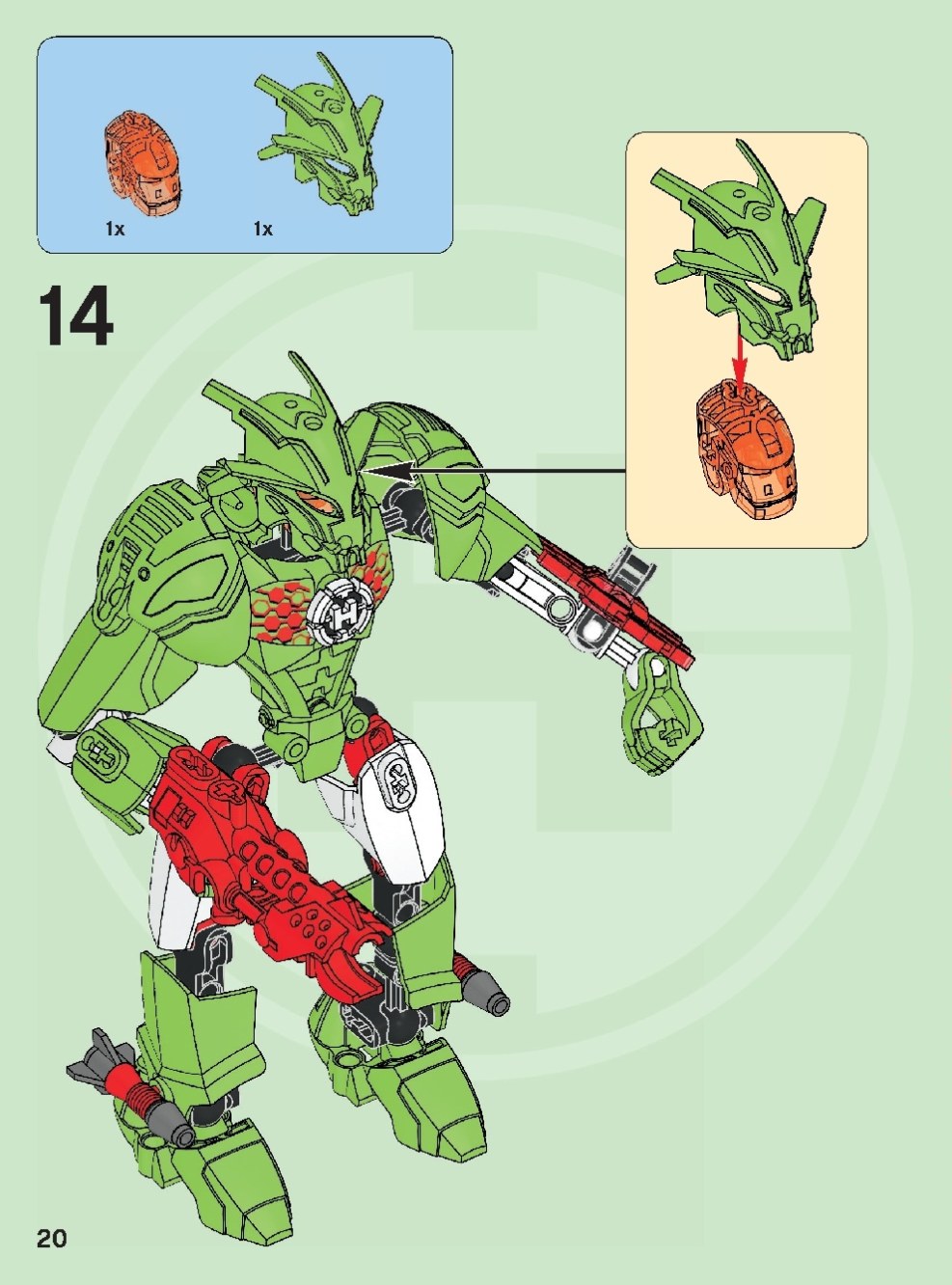 Lego Factory Heroes Breeze 6227 Instruction