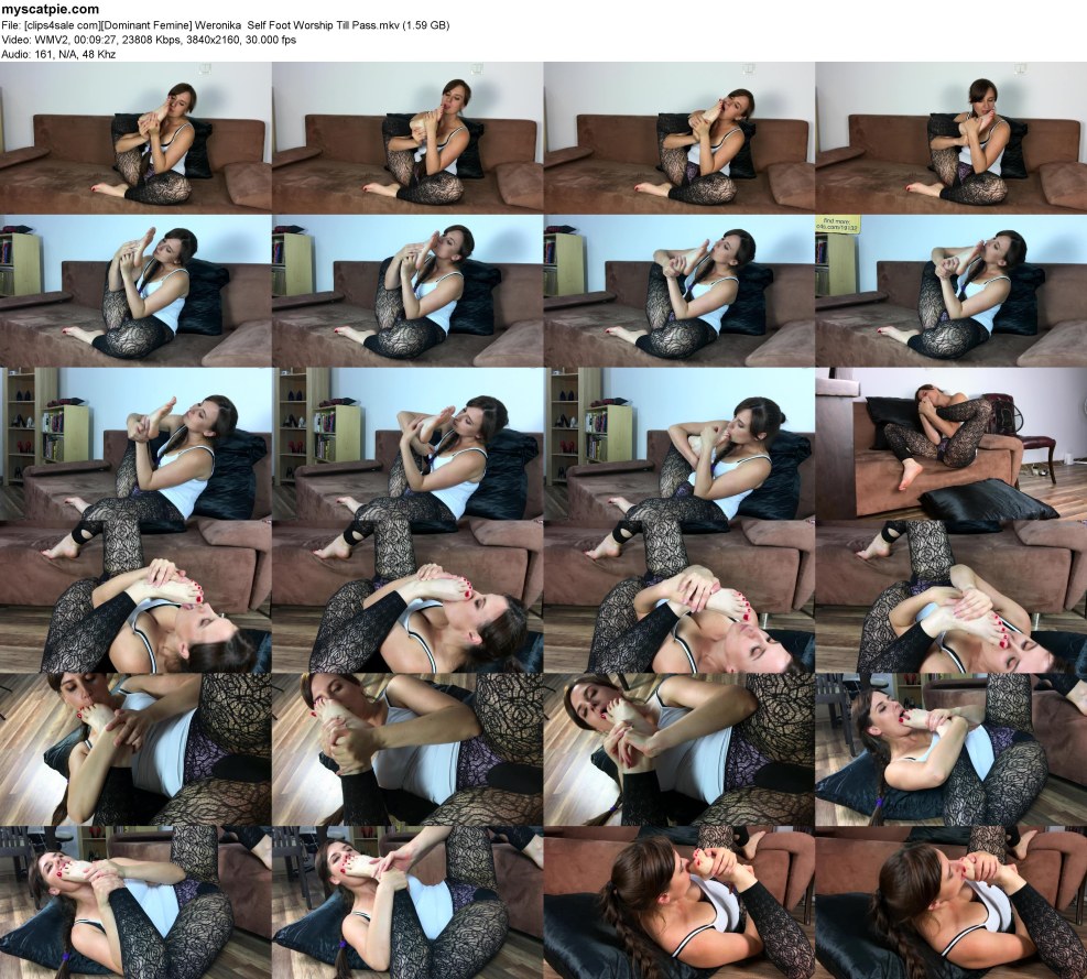 Veronika Avluv foot job