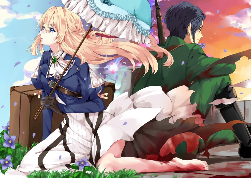 Writer character Violet Evergarden