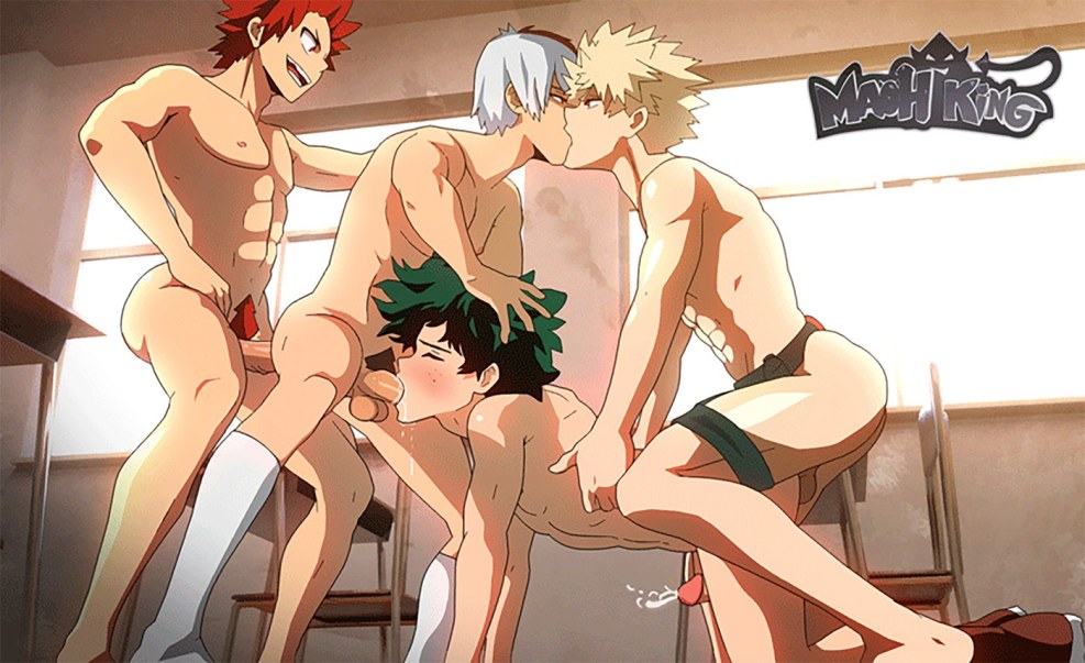 Shouto Todoroki Katsuki Bakugou Yaoi Sex
