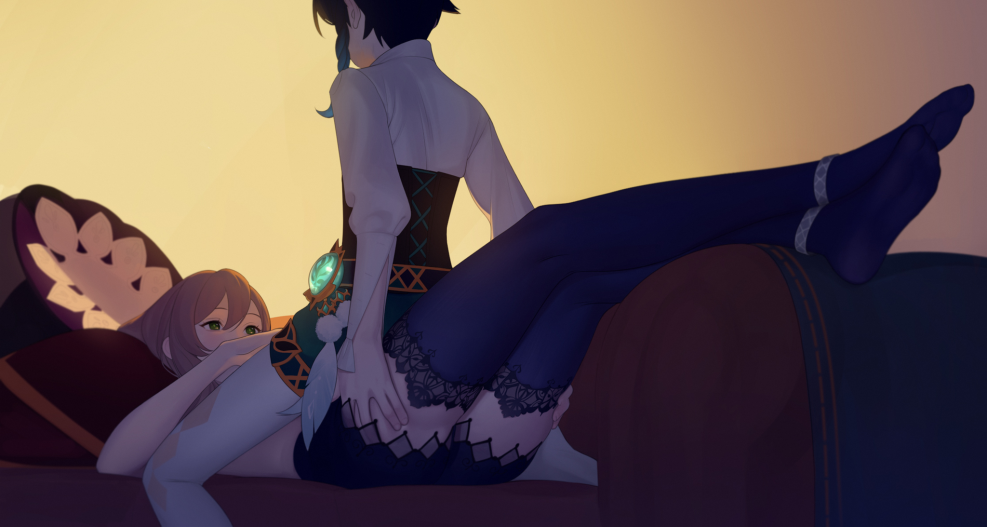 Lisa and Venta Genshin Impact