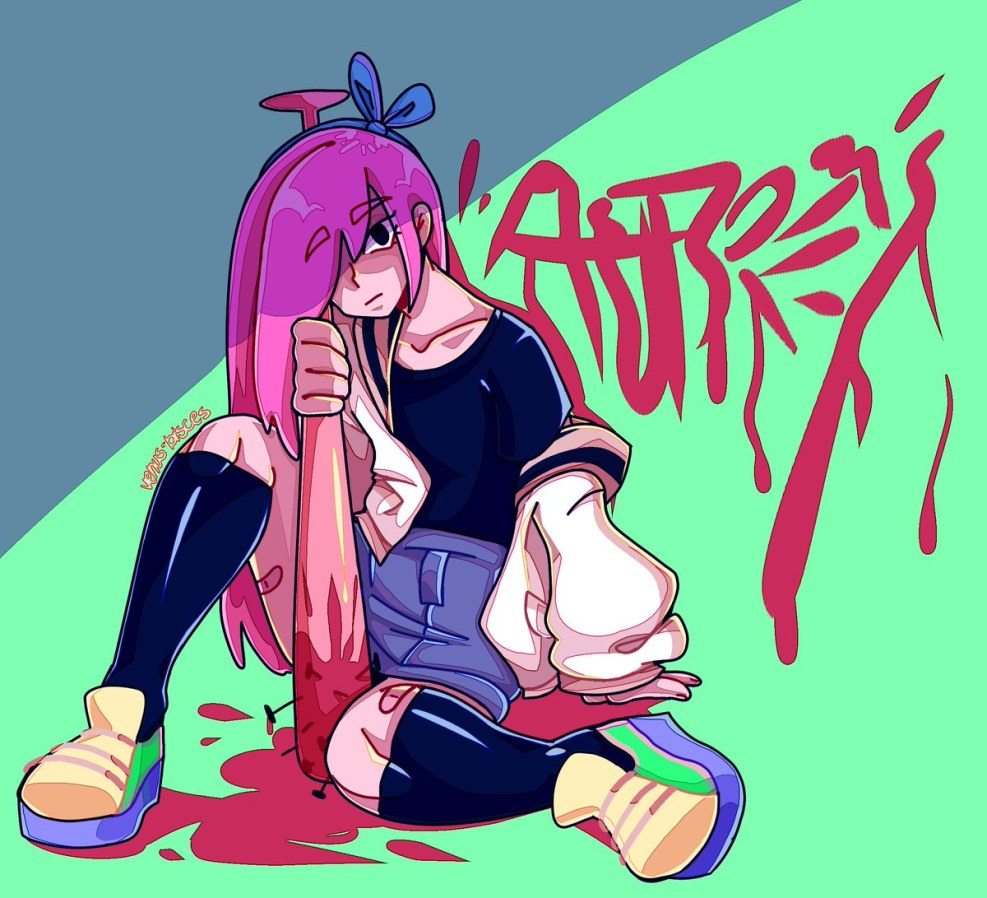 Omori Sunny with a violin