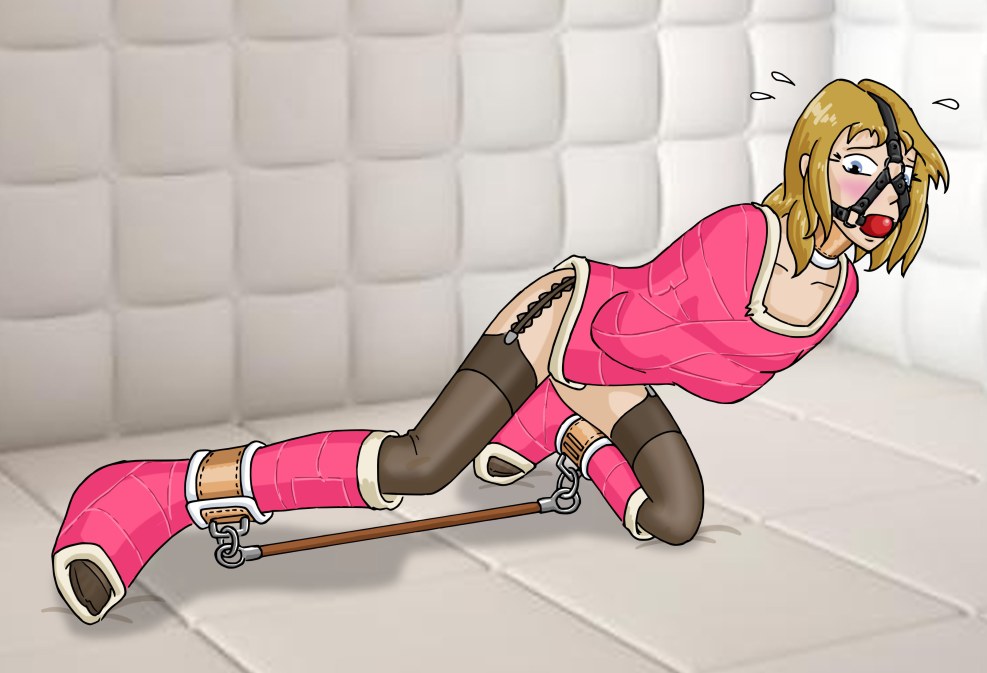 Cock in The Rubber Straitjacket