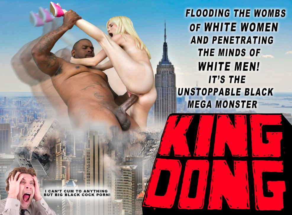 Big Black Cock Racism White Genocide Caption