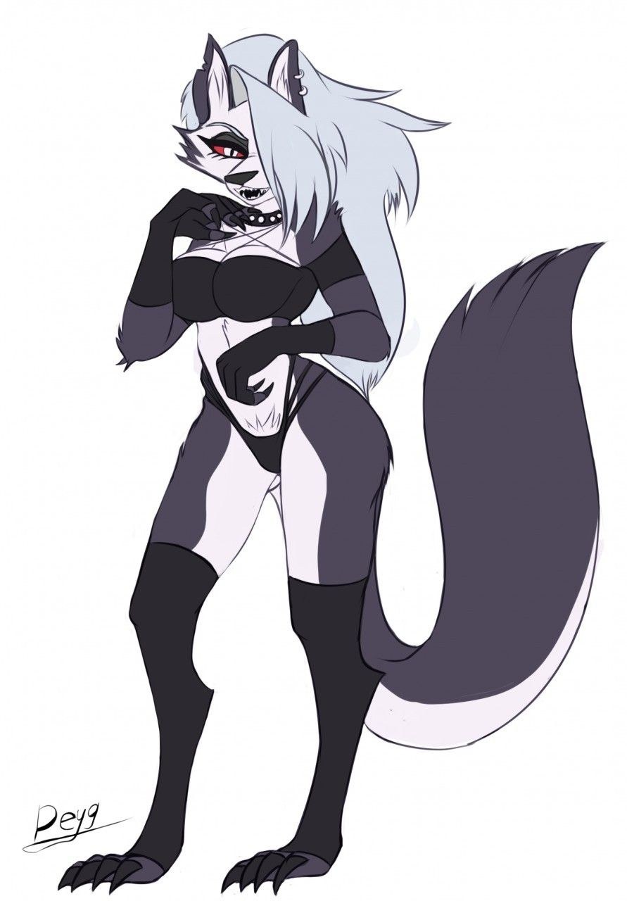 Helluva Boss Loona Furry R3418+