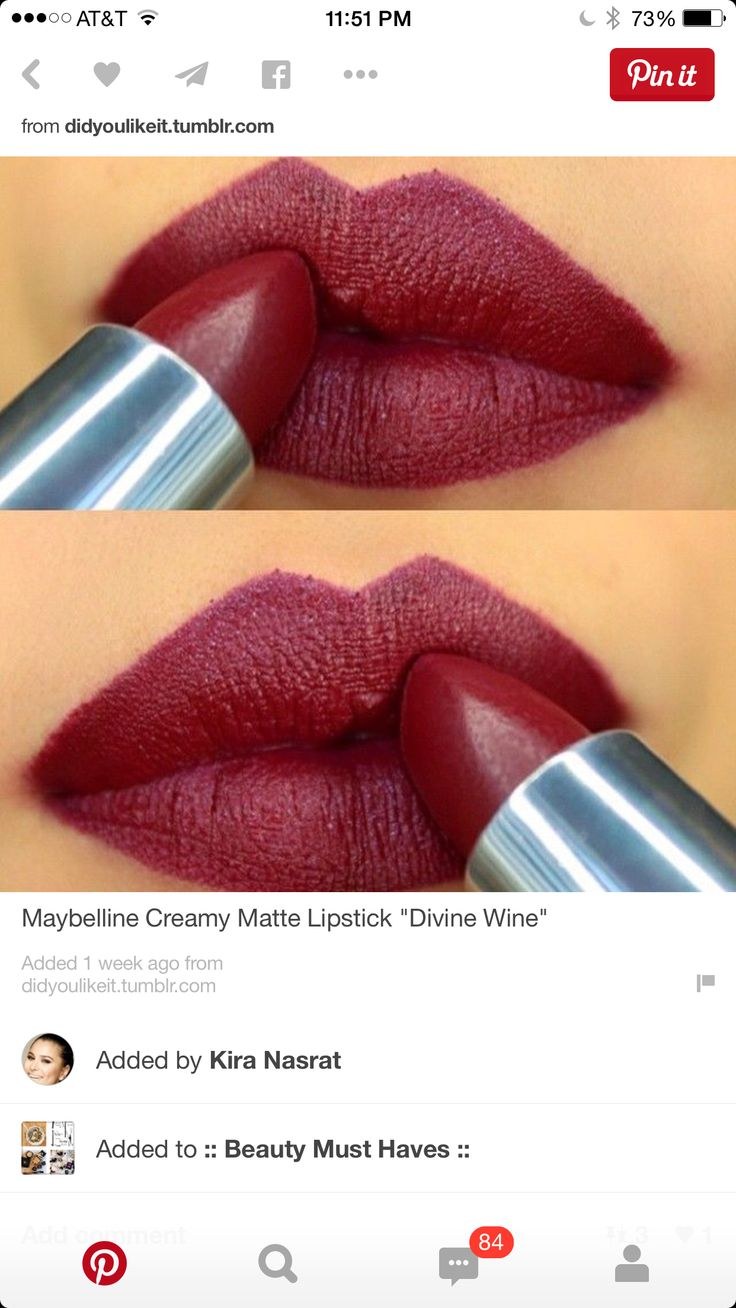 Lipstick Mabelin Divine Wine