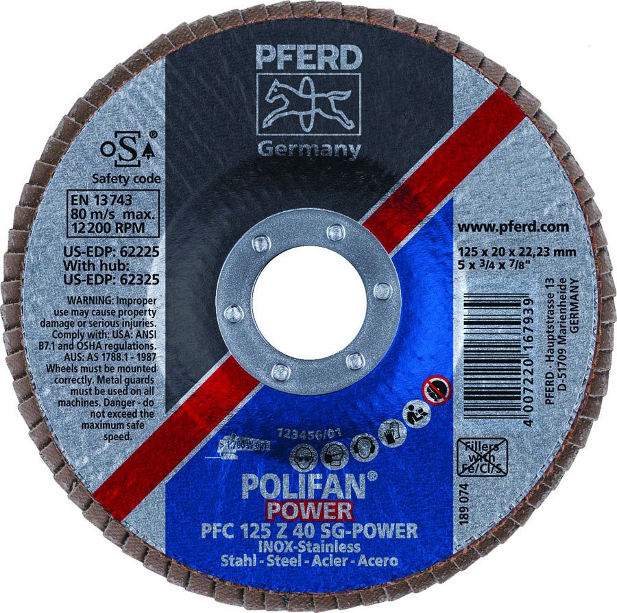 Grinding disk PFERD E230-7 A30P PSF