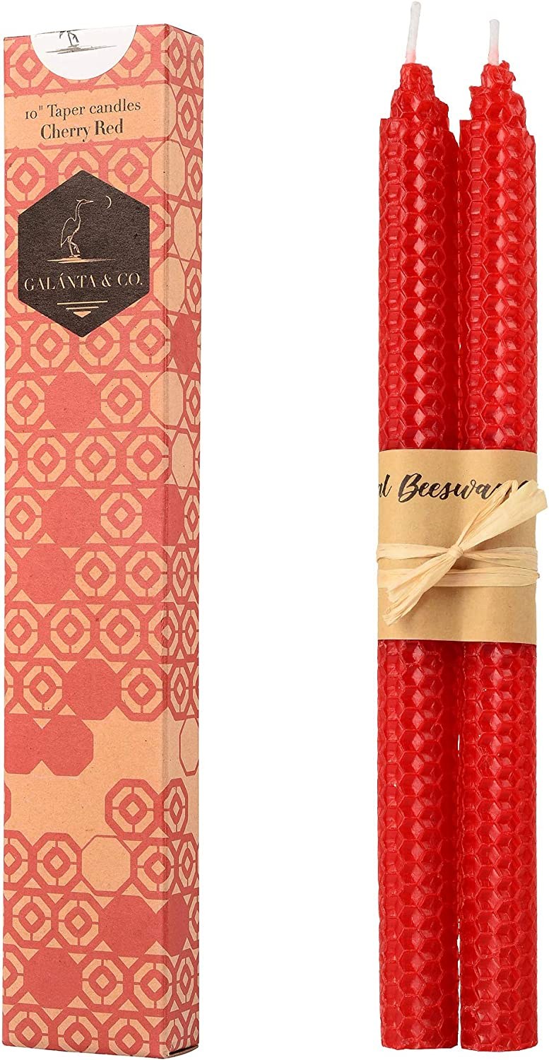 Original candles with cherries with your own hands