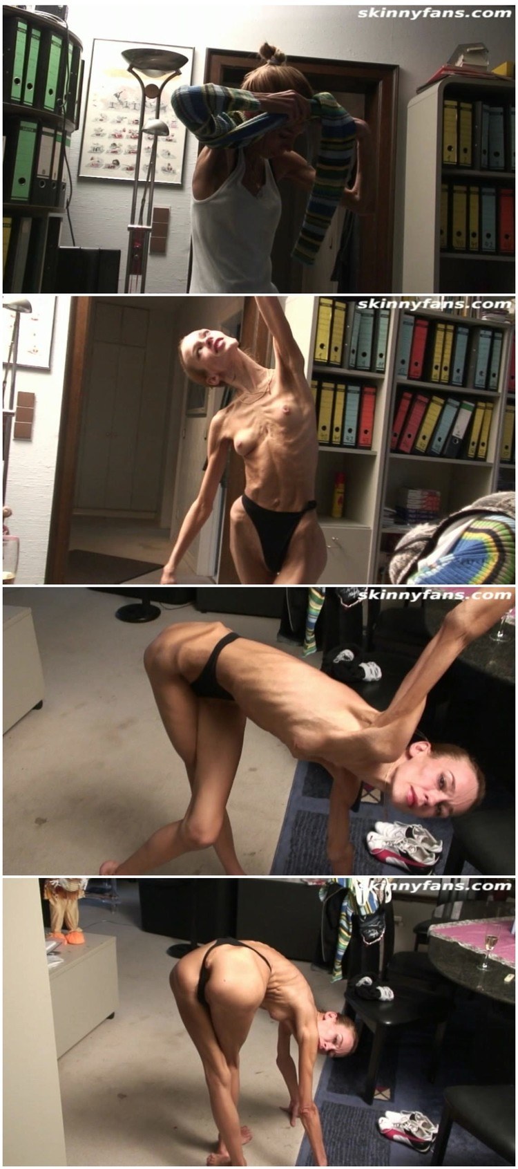 Naked anorexics fuck
