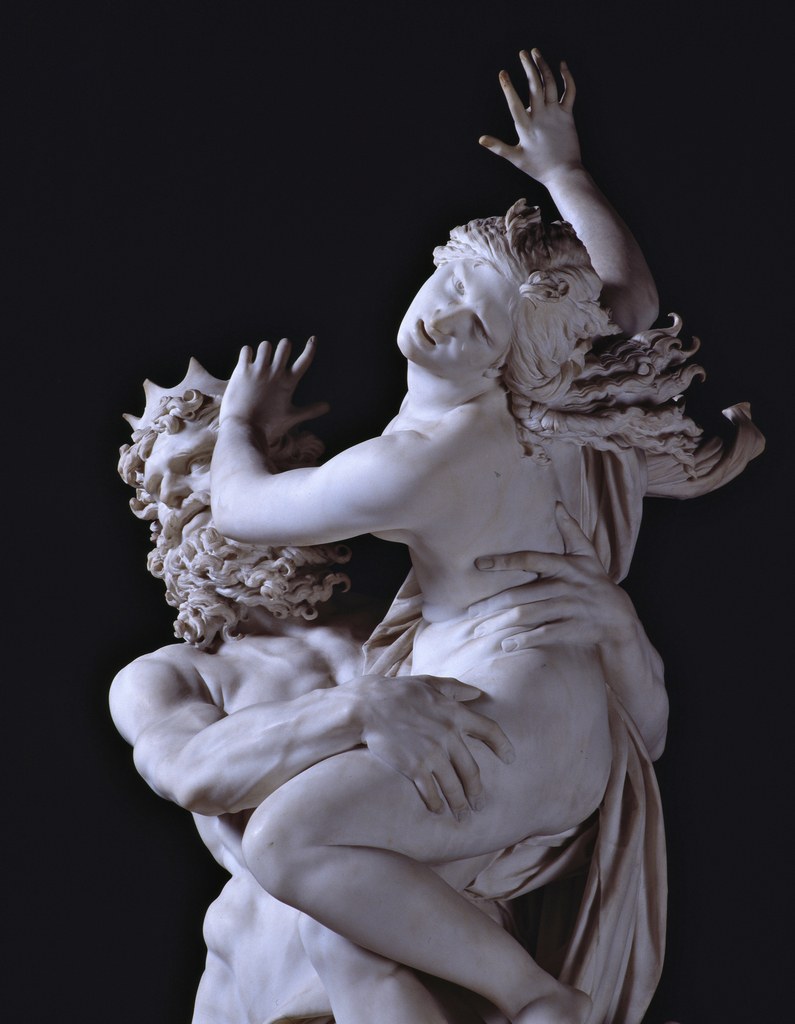 "The kidnapping of Proserpin" (1622), marble, sculptor Giovanni Bernini
