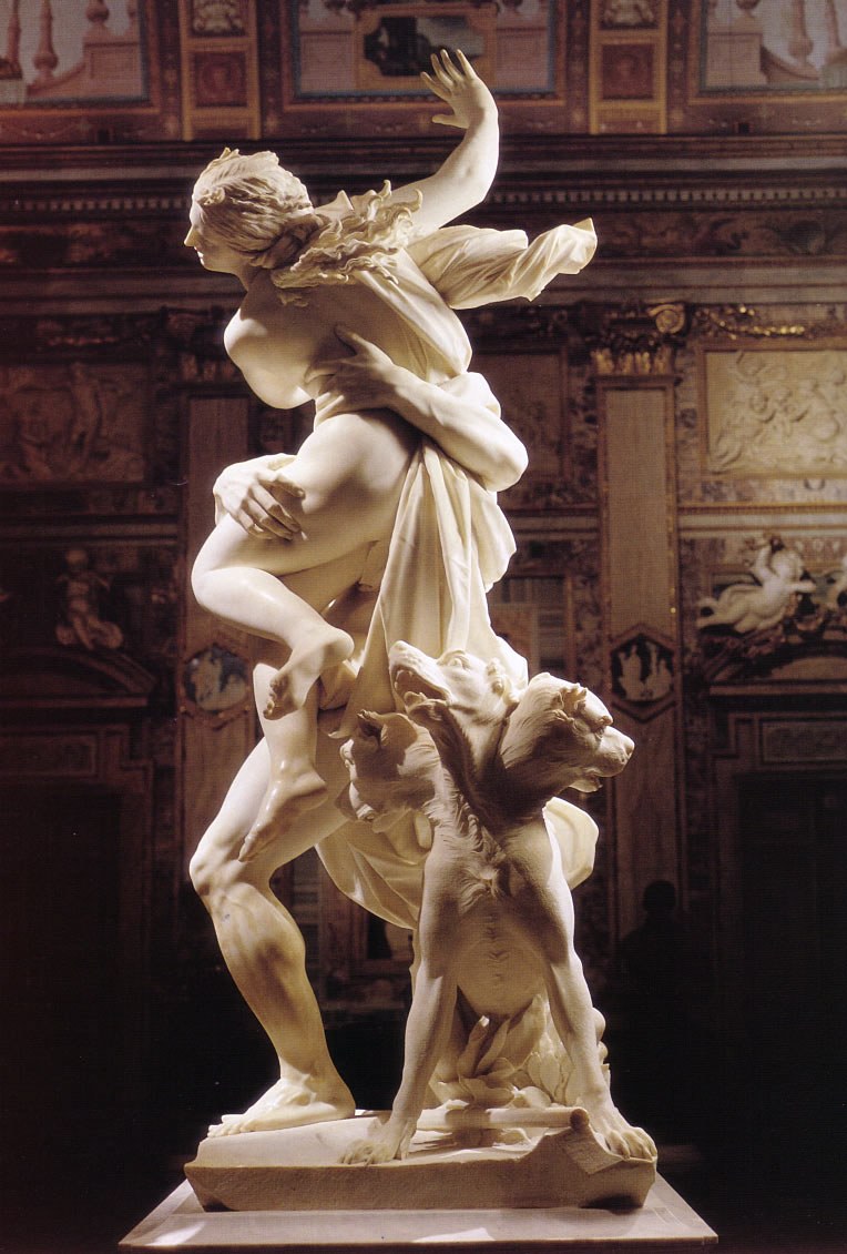 Bernini's sculpture abduction of pro -terrace
